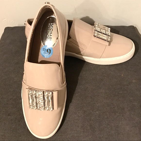 ‼️SOLD‼️Michael Kors blush jeweled sneaker - Picture 4 of 6